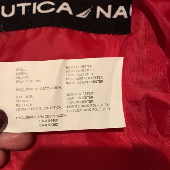 Nautica hooded water resistant coat. M. NWT - Picture 12 of 16